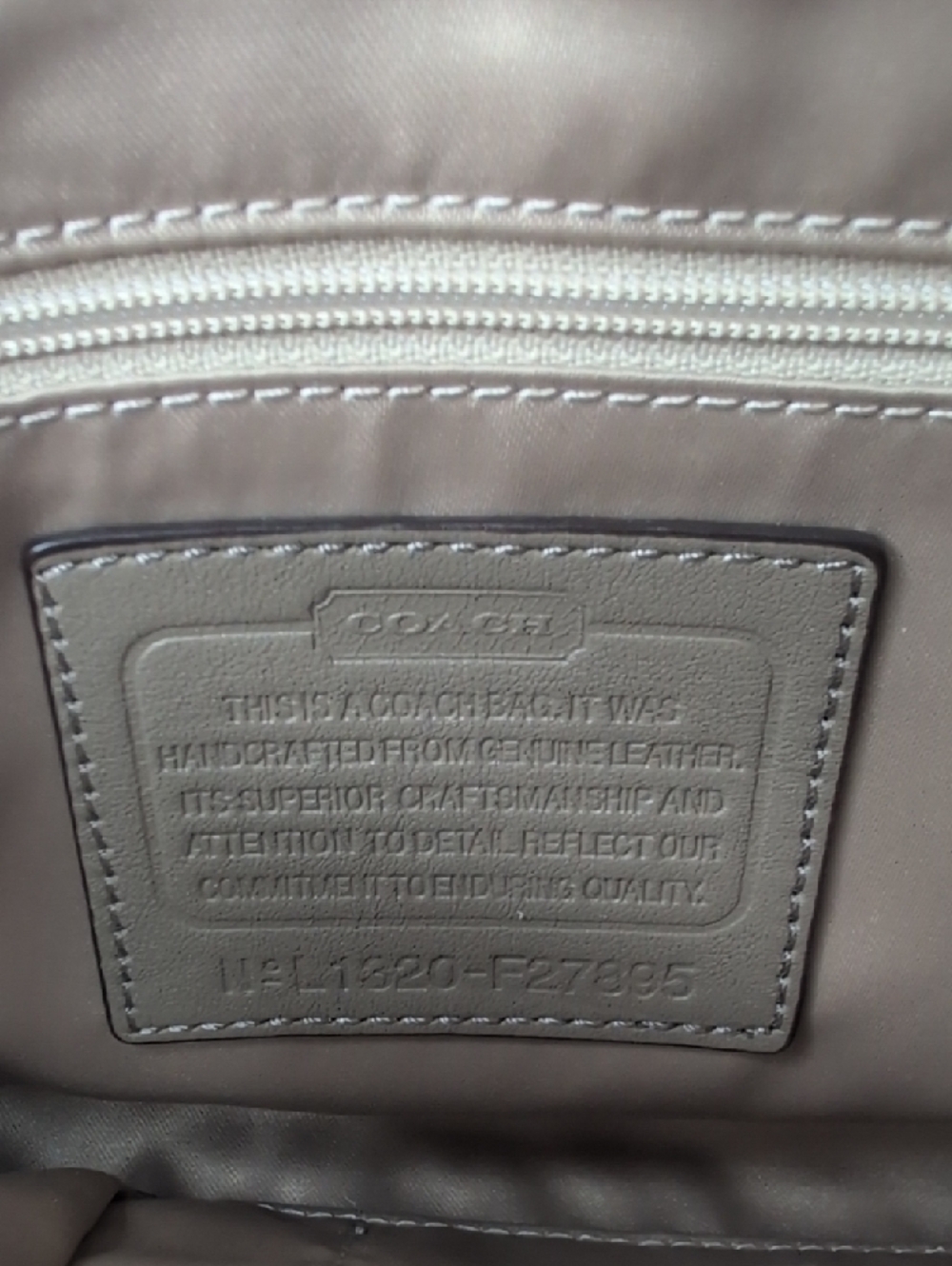 Coach Campbell Exotic Leather Snakeskin Embossed Satchel F27895 - Picture 7 of 14